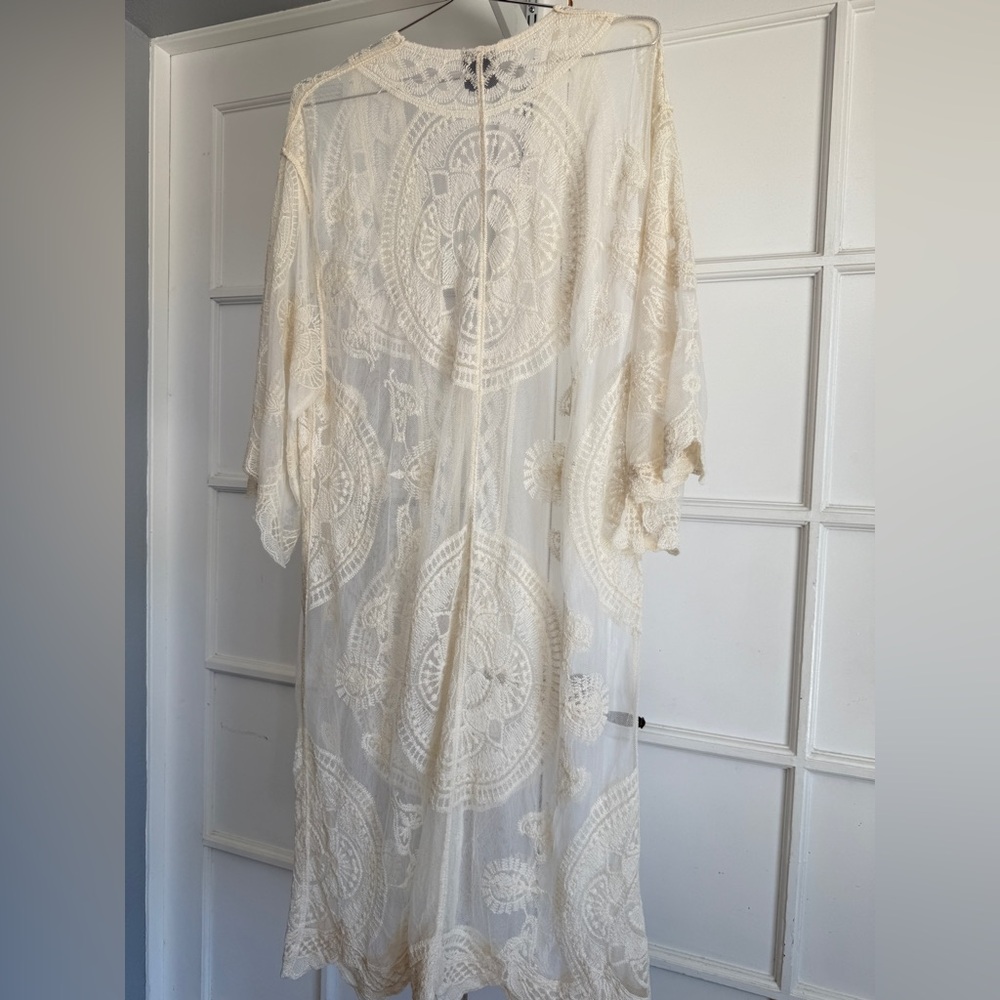 LIV Los Angeles lace cover up